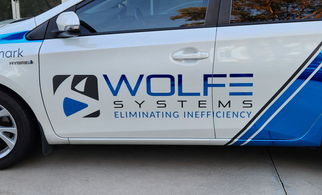 Logo detail close-up