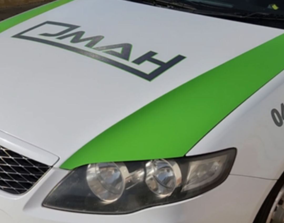 Welding and steel trade vehicle wrap