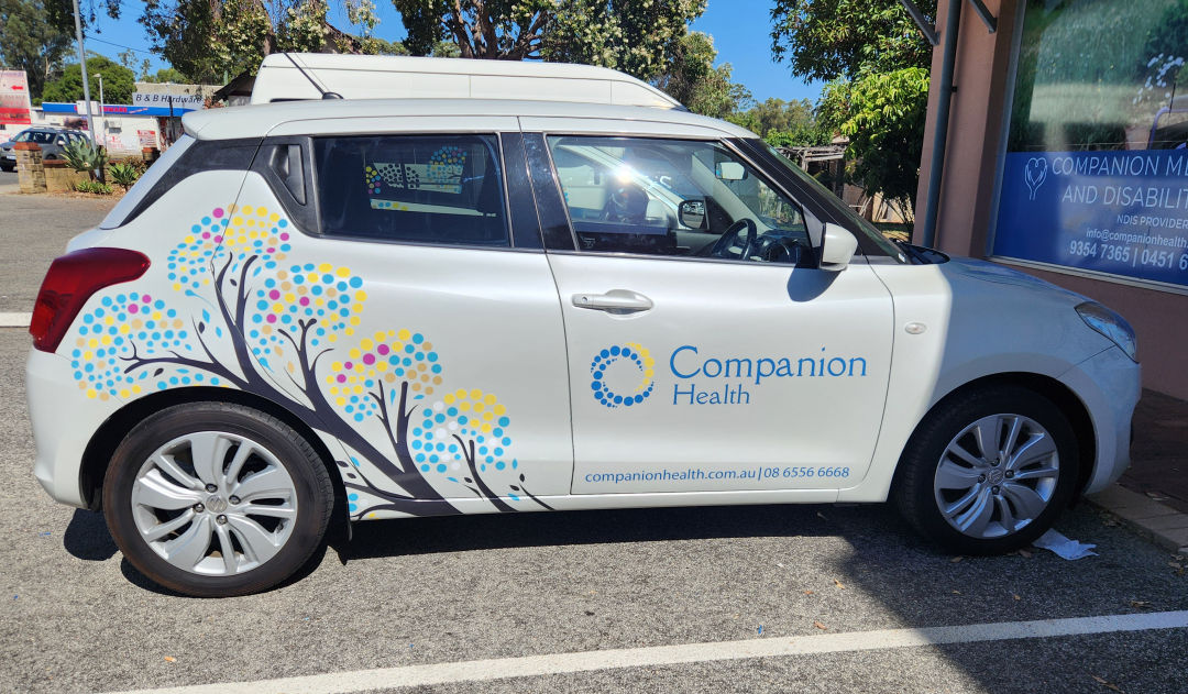 Companion Health van wrap